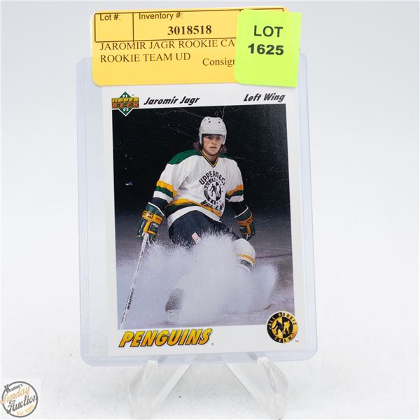 JAROMIR JAGR ROOKIE CARD ALL ROOKIE TEAM UD