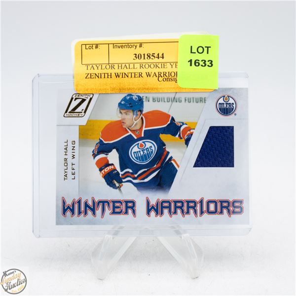 TAYLOR HALL ROOKIE YEAR ZENITH WINTER WARRIORS