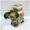 Image 1 : OUTDOOR CERAMIC ELEPHANT - 12"H
