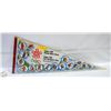 Image 1 : VTG 1988 CALGARY WINTER OLYMPICS BANNER 30" LONG