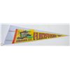 Image 1 : VTG 1975 FLINTSTONES BEDROCK CITY KELOWNA BANNER