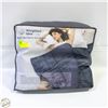 Image 1 : NEW IDEA 60"X 80" WEIGHTED 15LB BLANKET DARK GREY