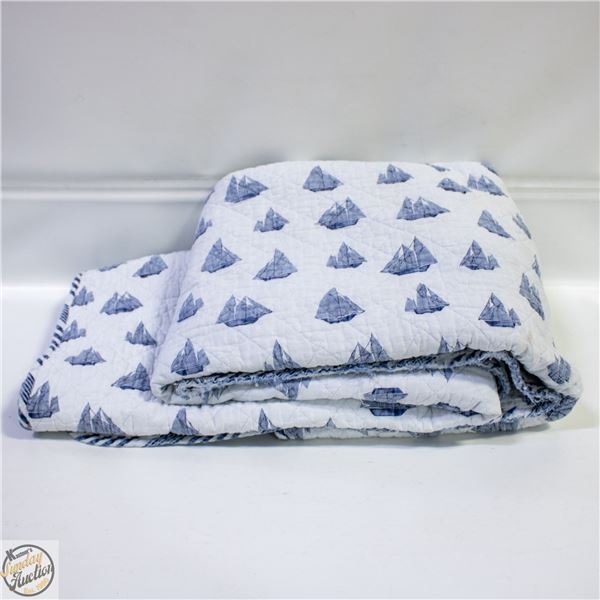 ESTATE SAILBOAT FULL SIZE BLANKET