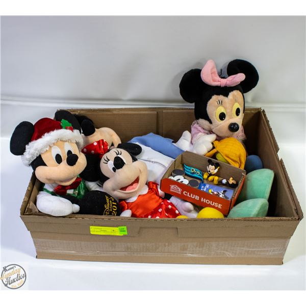 MINNIE MOUSE + MICKEY MOUSE