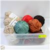 Image 1 : LOT OF YARN AND ACRYLIC