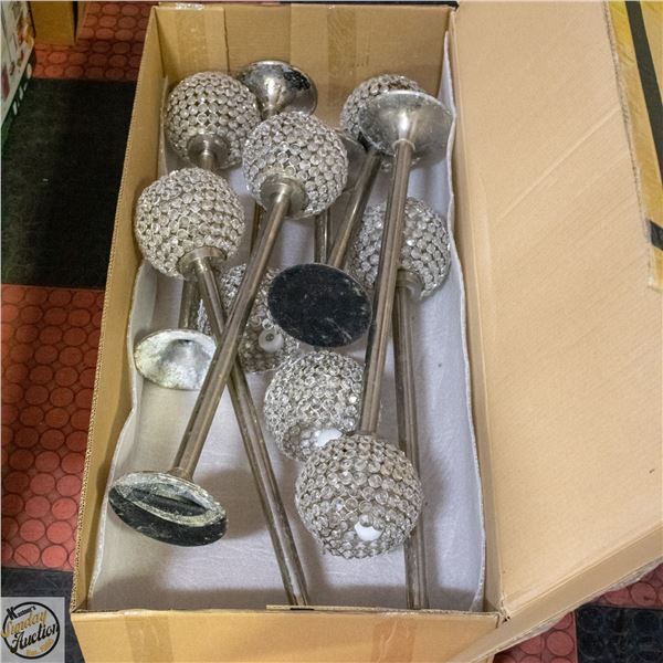 OUTDOOR CRYSTAL GLASS CANDLE LIGHTS
