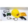 Image 1 : KIDS TOY GUN, WALKIE TALKIE, HAND CUFFS, HARD HAT,