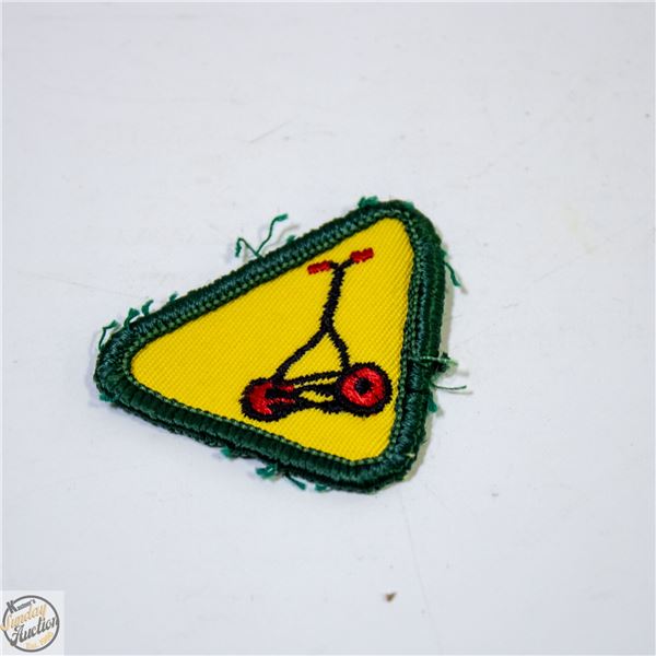 VINTAGE BOY SCOUTS LAWN MOWING BADGE