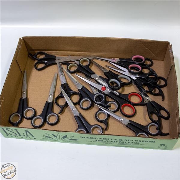 HAIR TRIMMING SCISSORS ASSORTED