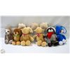 Image 1 : 6 KINDER SURPRISE PLUSHIES (5 DIFFERENT)