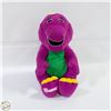 Image 1 : VINTAGE TALKING PLUSH BARNEY 14 INCHES TALL
