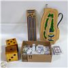 Image 1 : DOMINOS, CRIB BOARDS, NEW DECK OF CARDS