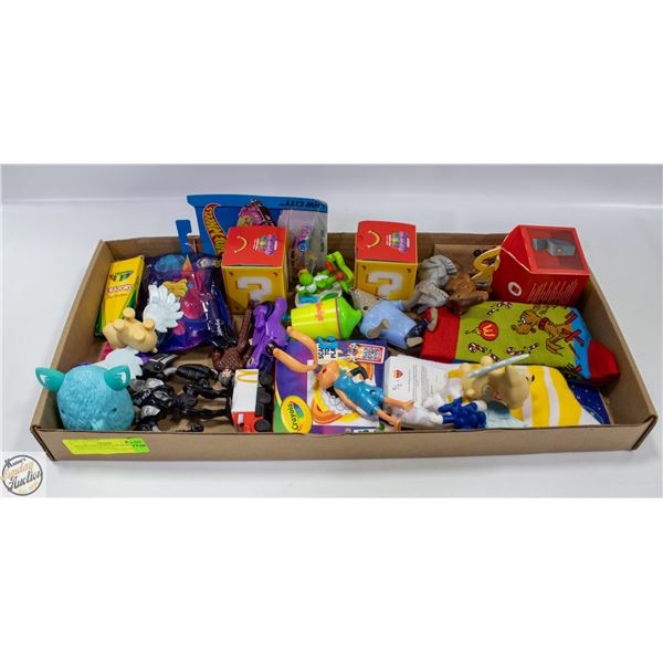 MCDONALDS/WENDYS/BURGER KING TOYS ASSORTED