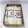 Image 1 : 3 HANDMADE EMBROIDERED TABLE RUNNERS