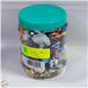 Image 1 : CONTAINER FILLED WITH ASSORTED TOYS/FIGURES