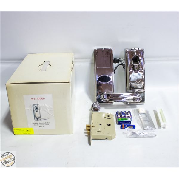ADVANCED BIOMETRIC LOCKSET POLISHED CHROME