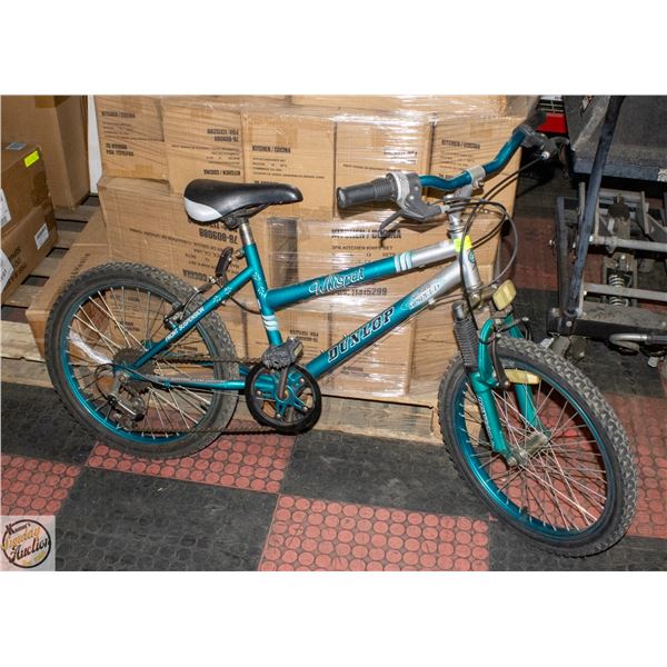 DUNLOP 20 INCH YOUTH SIZE BICYCLE WITH SHIMANO