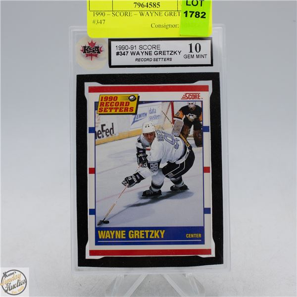 1990 – SCORE – WAYNE GRETZKY #347