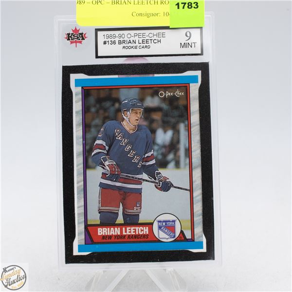 1989 – OPC – BRIAN LEETCH ROOKIE
