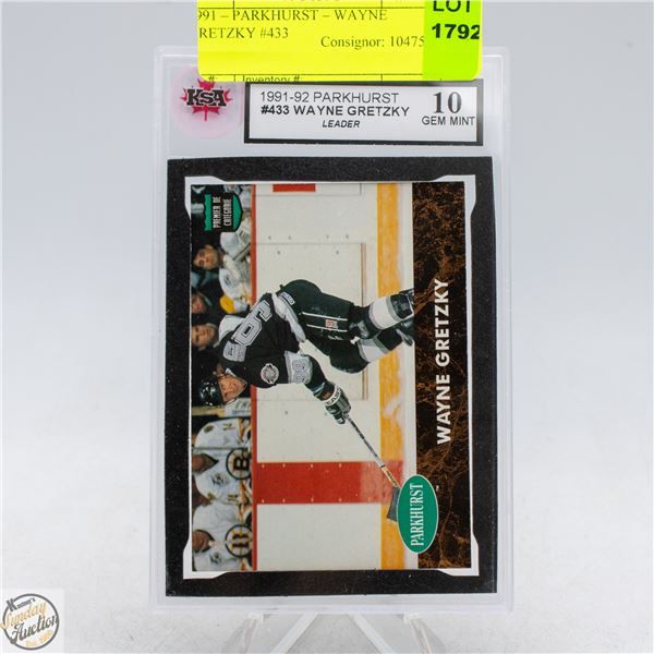 1991 – PARKHURST – WAYNE GRETZKY #433