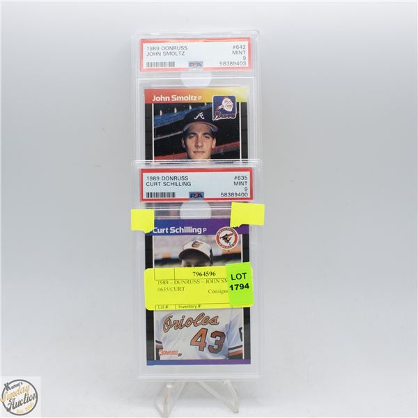1989 – DUNRUSS – JOHN SMOLTZ #635/CURT