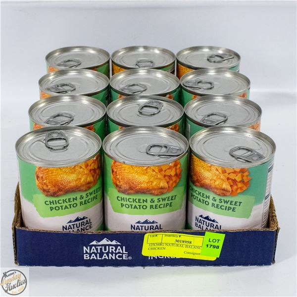 12X368G NATURAL BALANCE ADULT CHICKEN