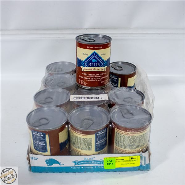 12 X 354G BLUE BUFFALO DOG FOOD HOMESTYLE