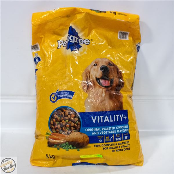 8KG PEDIGREE VITALITY+ ADULT DOG FOOD