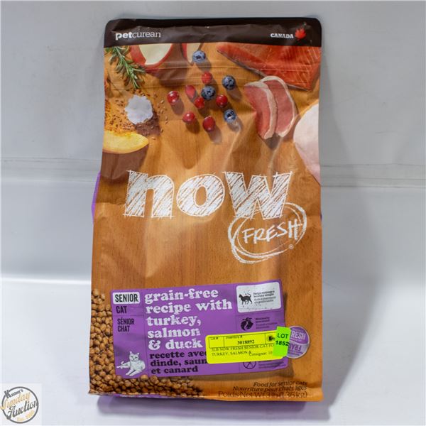 3LB NOW FRESH SENIOR CAT FOOD TURKEY, SALMON &