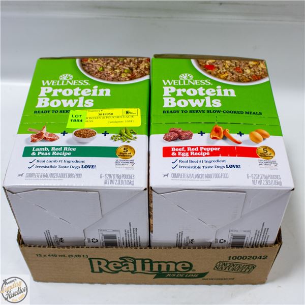 2X2.3LB BOXES (6 POUCHES EACH) WELLNESS