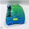 Image 1 : SZ LARGE TOP PAW BLUE GREEN OMBRE DOG PUFFER