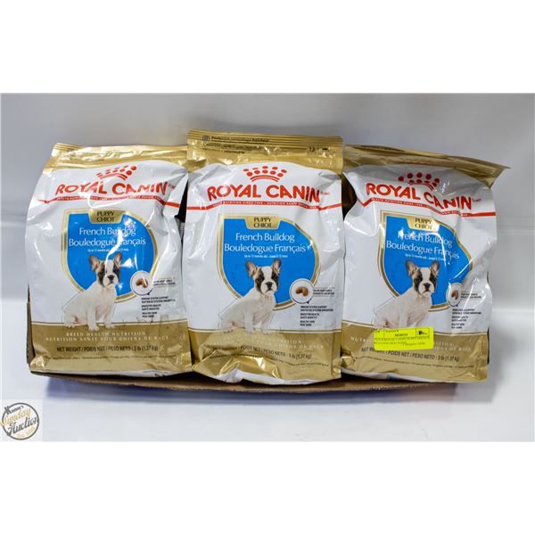 3X3LB ROYAL CANIN PUPPY FRENCH BULLDOG DOG FOOD-