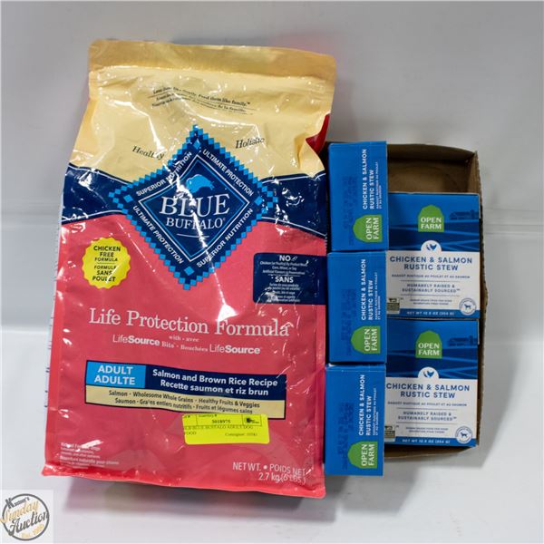 6LB BLUE BUFFALO ADULT DOG FOOD