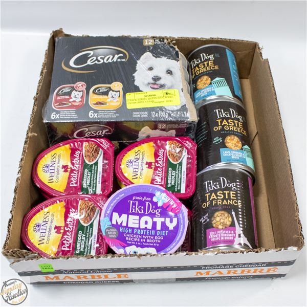 22 PACK SMALL BREED DOG FOOD- 11X100G BOX CESAR