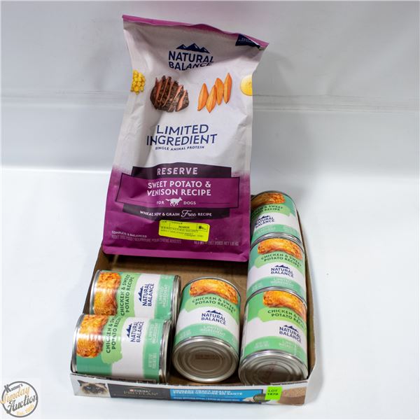 4LB BAG NATURAL BALANCE ADULT DOG FOOD SWEET