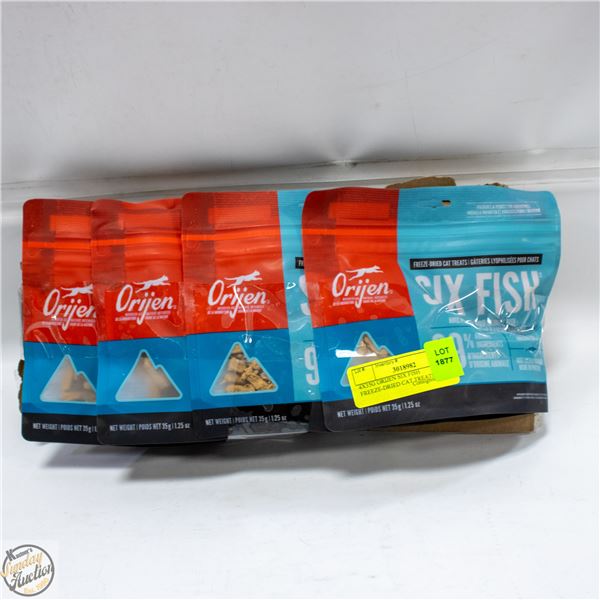 4X35G ORIJEN SIX FISH FREEZE-DRIED CAT TREATS