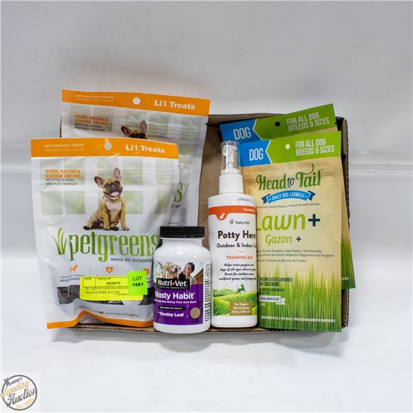 2X170G PETGREENS MINI DOG TREATS PORK BACON