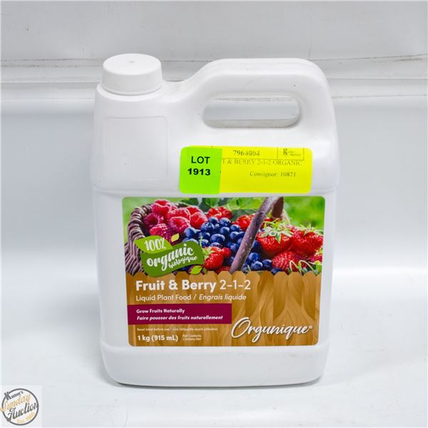1 KG FRUIT & BERRY 2-1-2 ORGANIC LIQUID