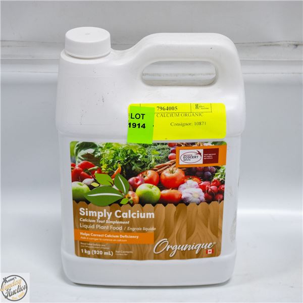 1 KG SIMPLY CALCIUM ORGANIC LIQUID