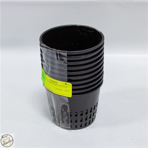 10 X 3.5” HYDROPONIC NET POT