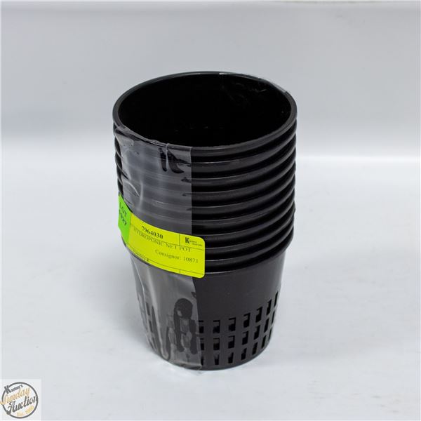 10 X 3.5” HYDROPONIC NET POT