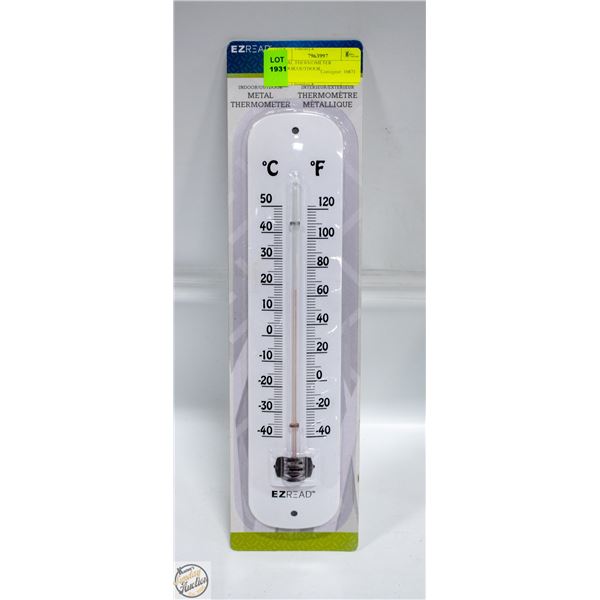 METAL THERMOMETER INDOOR/OUTDOOR.