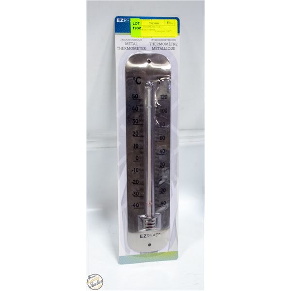 METAL THERMOMETER INDOOR/OUTDOOR.