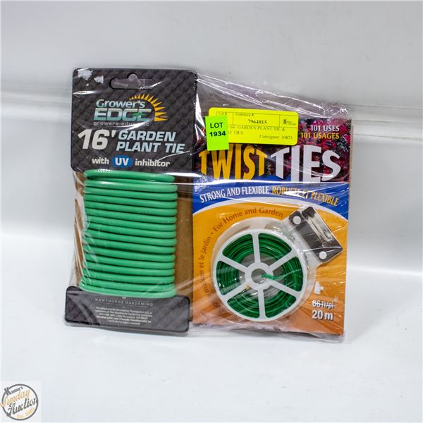 16’ & 66’ GARDEN PLANT TIE & TWIST TIES
