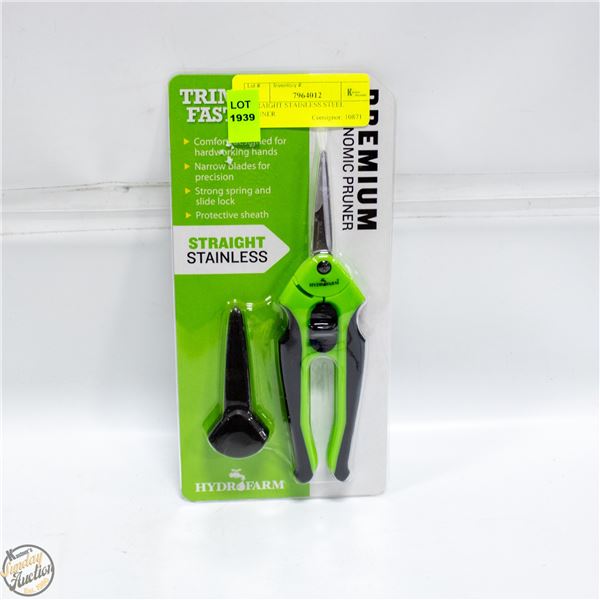 STRAIGHT STAINLESS STEEL PRUNER