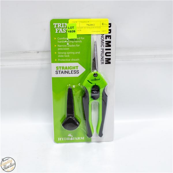 STRAIGHT STAINLESS STEEL PRUNER