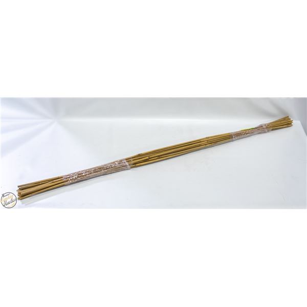 15 PER PKG 4’ BAMBOO PLANT STAKES