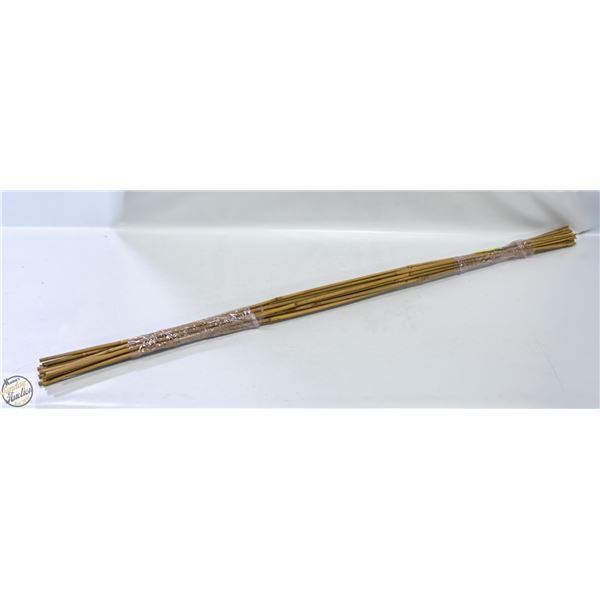15 PER PKG 4’ BAMBOO PLANT STAKES