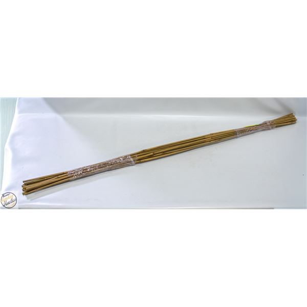 15 PER PKG 4’ BAMBOO PLANT STAKES