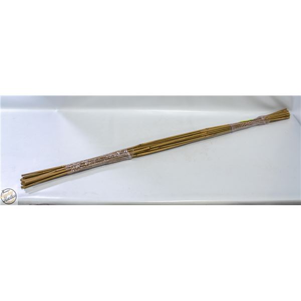 15 PER PKG 4’ BAMBOO PLANT STAKES
